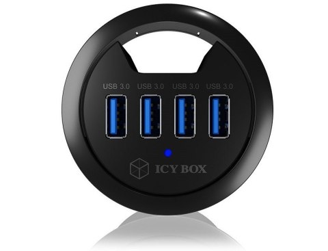 IB-HUB1403 HUB biurkowy 60mm IcyBox IB-HUB1403 HUB biurkowy 60mm IcyBox