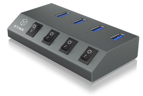 IB-HUB1405C 4 portowy Hub USB 3.0 IcyBox IB-HUB1405C 4 portowy Hub USB 3.0 IcyBox