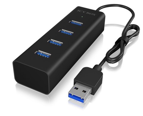 IB-HUB1409-U3 4 portowy Hub USB 3.0 IcyBox IB-HUB1409-U3 4 portowy Hub USB 3.0 IcyBox