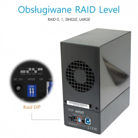 IB-RD3621U3 2x3.5'' RAID IcyBox IB-RD3621U3 2x3.5'' RAID IcyBox