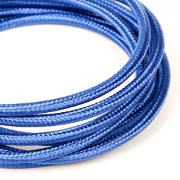 Kabel USB-USB C 1.5m niebieski sznurek TB