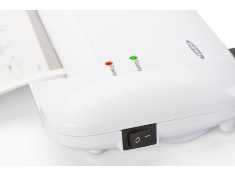 Laminator A4, prędkość: 400mm/min., grubość: 80-125 mikronów, biały EDNET Laminator A4, prędkość: 400mm/min., grubość: 80-125 mikronów, biały EDNET