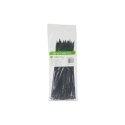 Nylonowe opaski zaciskowe 200 x 2.5mm 100szt. czarne Techly