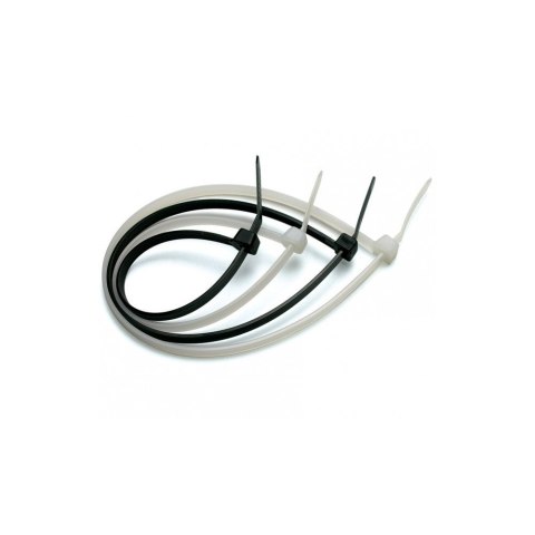 Nylonowe opaski zaciskowe 200 x 2.5mm 100szt. czarne Techly Nylonowe opaski zaciskowe 200 x 2.5mm 100szt. czarne Techly