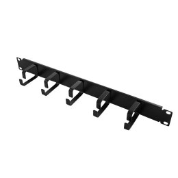 Organizer okablowania 19', 1U, 5 uchwytów, czarny LogiLink