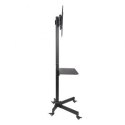 Stolik/wózek na kółkach + uchwyt do TV 23-55" 25 kg S-09 ART