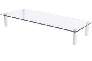 Szklana podstawa dla monitora, powierzchnia robocza: 56x21cm, max. obciążenie: 20kg Digitus