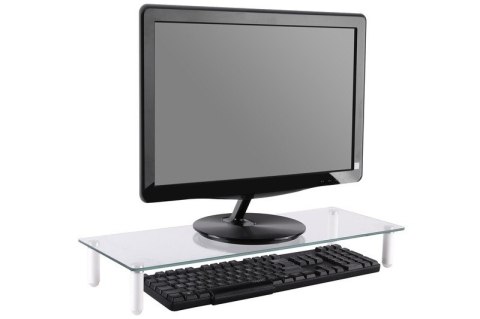 Szklana podstawa dla monitora, powierzchnia robocza: 56x21cm, max. obciążenie: 20kg Digitus