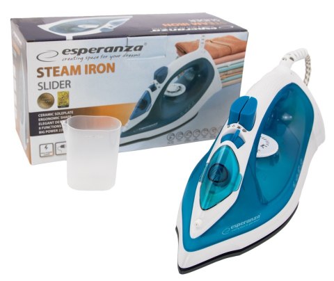 ŻELAZKO PAROWE SLIDER CERAMIC 2200W Esperanza