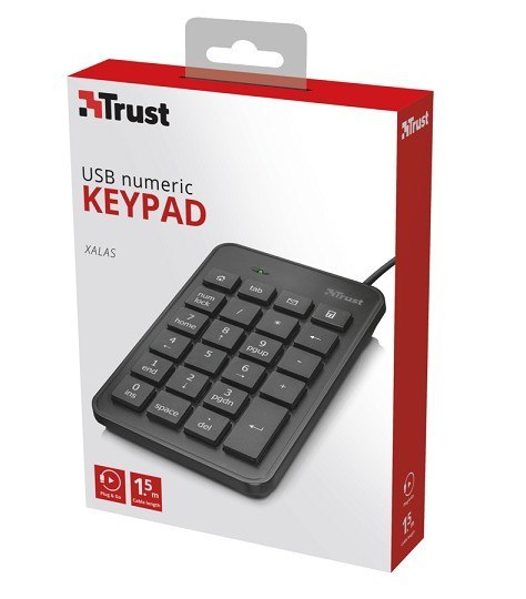 Xalas USB Klawiatura numeryczna Trust