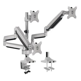 Aluminiowy uchwyt na 3 monitory 13-27, max.8kg LogiLink