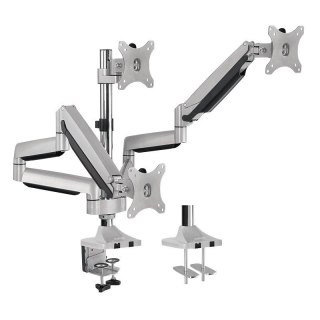 Aluminiowy uchwyt na 3 monitory 13-27, max.8kg LogiLink