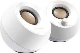 Głośniki Pebble 2.0 USB białe Creative Labs