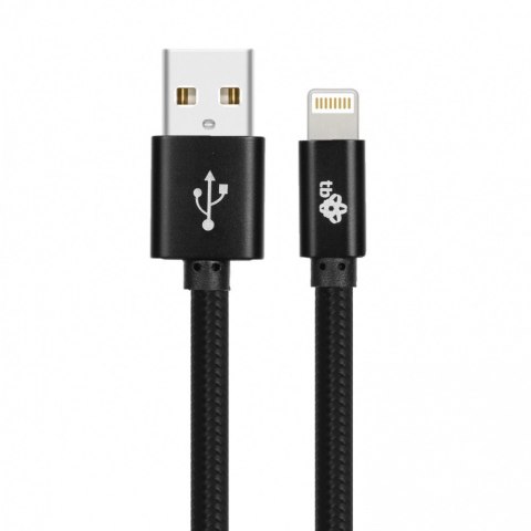 Kabel Lightning-USB 1.5m czarny MFi TB Kabel Lightning-USB 1.5m czarny MFi TB