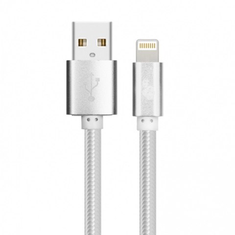Kabel Lightning-USB 1.5m srebrny MFi TB Kabel Lightning-USB 1.5m srebrny MFi TB