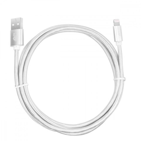 Kabel Lightning-USB 1.5m srebrny MFi TB Kabel Lightning-USB 1.5m srebrny MFi TB