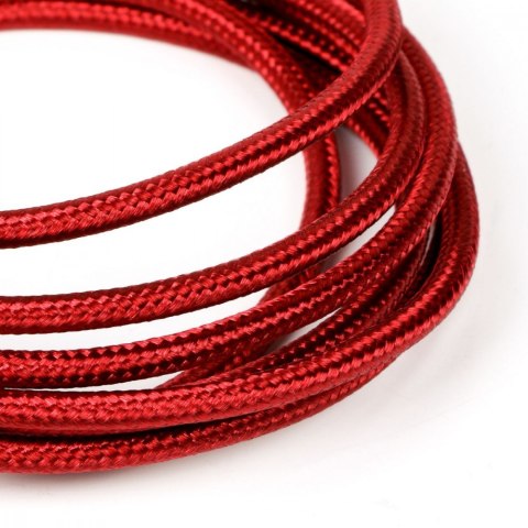 Kabel USB-USB C 1.5m rubinowy sznurek TB Kabel USB-USB C 1.5m rubinowy sznurek TB
