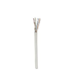 Kabel instalacyjny skrętka UTP Cat5e 4x2 linka CCA 305m szary Techly