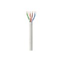 Kabel instalacyjny skrętka UTP Cat6 4x2 linka CCA 305m szary Techly
