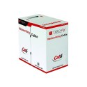 Kabel instalacyjny skrętka UTP Cat6 4x2 linka CCA 305m szary Techly