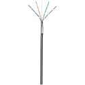 Kabel skrętka zewnętrzna F/UTP Cat5e 4x2 drut CCA 305m czarny Techly