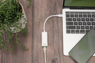 Karta sieciowa przewodowa USB 3.0 Typ C do Gigabit Ethernet 10/100/1000Mbps Digitus