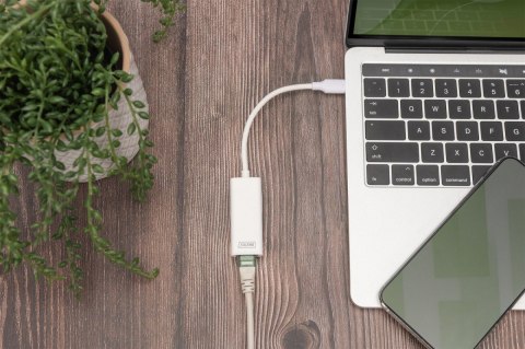 Karta sieciowa przewodowa USB 3.0 Typ C do Gigabit Ethernet 10/100/1000Mbps Digitus
