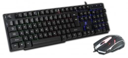 Klawiatura+mysz przewodowa dla graczy OPPRESSOR GAMING Rebeltec