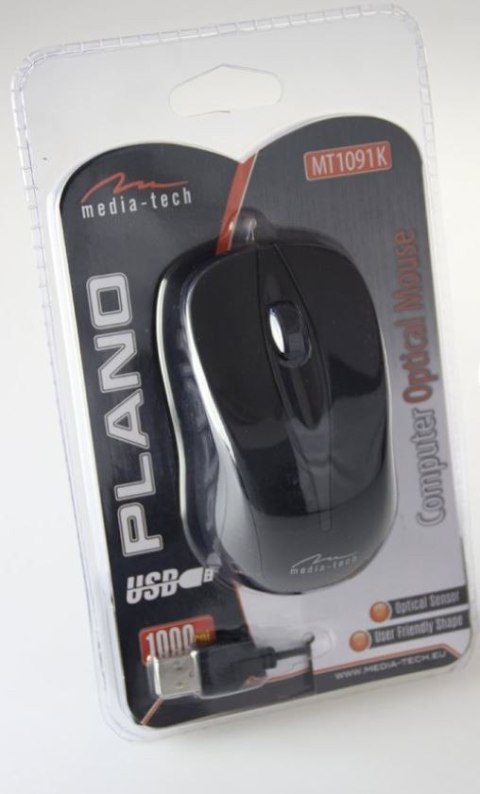 Mysz optyczna PLANO MT1091K Media-Tech Mysz optyczna PLANO MT1091K Media-Tech