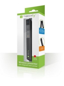 Prezenter bezprzewodowy ze wskaznikiem laserowym czarny Techly