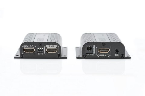 Przedłużacz/Extender HDMI do 50m po skrętce Cat.6/7 UTP, 1080p 60Hz FHD, HDCP 1.2, IR, audio (zestaw) Digitus
