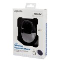 Radiowa mysz optyczna 2.4GHz 1600dpi czarna ergonomiczna LogiLink