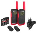 T62 PMR 446 KRÓTKOFALÓWKI CZERWOWE-CZARNE Motorola