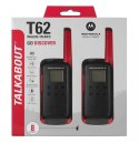 T62 PMR 446 KRÓTKOFALÓWKI CZERWOWE-CZARNE Motorola