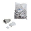 Wtyki RJ45 CAT.6 100szt. UTP z osłoną, szare LogiLink