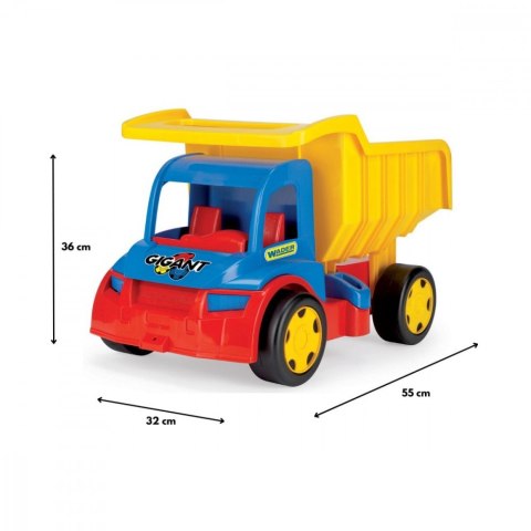 Wywrotka 55 cm Gigant Truck pudełko Wader Wywrotka 55 cm Gigant Truck pudełko Wader