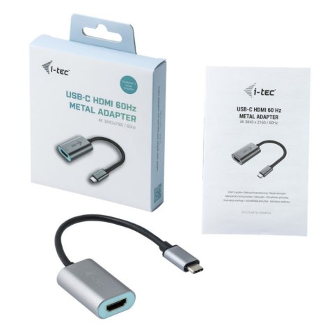 Adapter USB-C do HDMI, 4K Ultra HD 60Hz kompatybilny z Thunderbolt 3 I-tec Adapter USB-C do HDMI, 4K Ultra HD 60Hz kompatybilny z Thunderbolt 3 I-tec