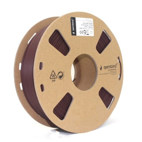 Filament drukarki 3D PLA/1.75mm/brązowy Gembird