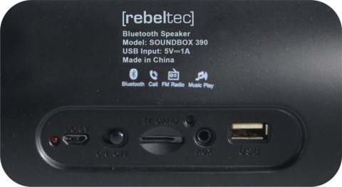 Głośnik Bluetooth SoundBox 390 Rebeltec Głośnik Bluetooth SoundBox 390 Rebeltec