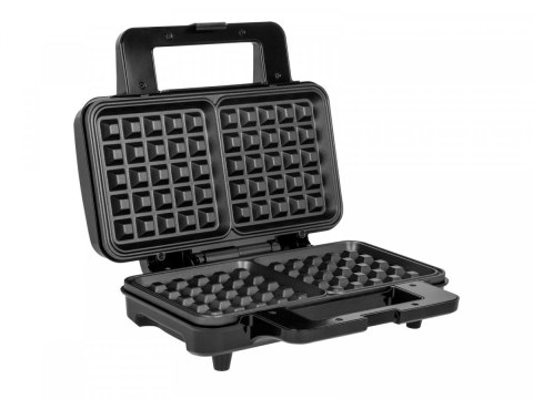 Gofrownica 2 duże gofry 1000W teflon TEESA