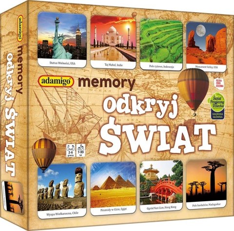 Gra Memory Odkrywaj świat Adamigo