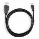 Kabel USB - Mini USB 1.8m. czarny TB