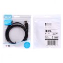 Kabel USB - Mini USB 1.8m. czarny TB
