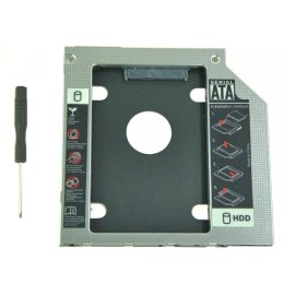 Kieszeń na drugi dysk | 2.5 HDD | 9,5mm Qoltec