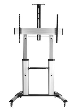 Stojak mobilny do dużych TV LCD/LED 60-100 cali 100kg VESA 2 półki Techly