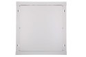 Szafka wisząca rack 12U 600x450 szara szklane drzwi Extralink