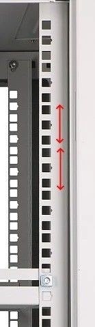 Szafka wisząca rack 12U 600x450 szara szklane drzwi Extralink Szafka wisząca rack 12U 600x450 szara szklane drzwi Extralink