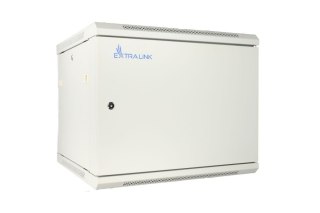 Szafka wisząca rack 12U 600x600 szara metalowe drzwi Extralink