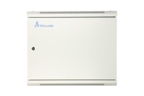 Szafka wisząca rack 12U 600x600 szara metalowe drzwi Extralink