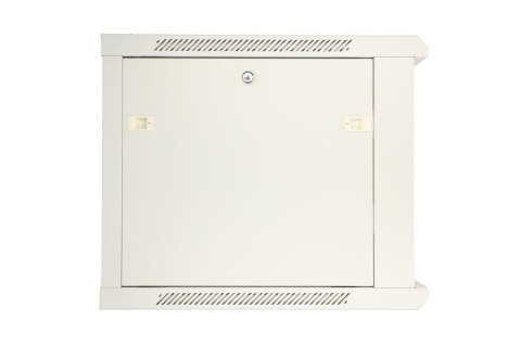 Szafka wisząca rack 12U 600x600 szara metalowe drzwi Extralink